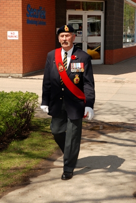 Our very proud President.  Comrade Peter Wyatt